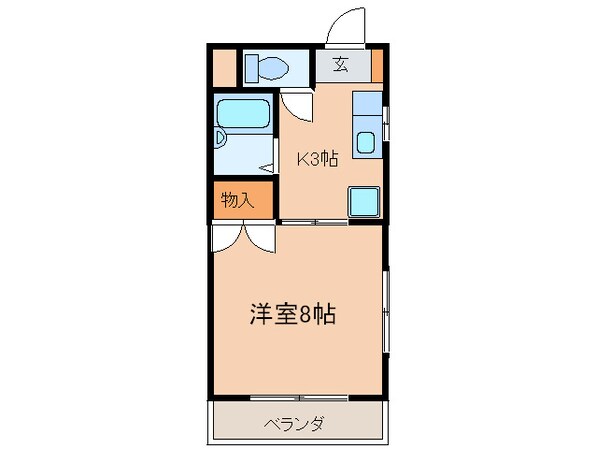 サンライズマンションの物件間取画像